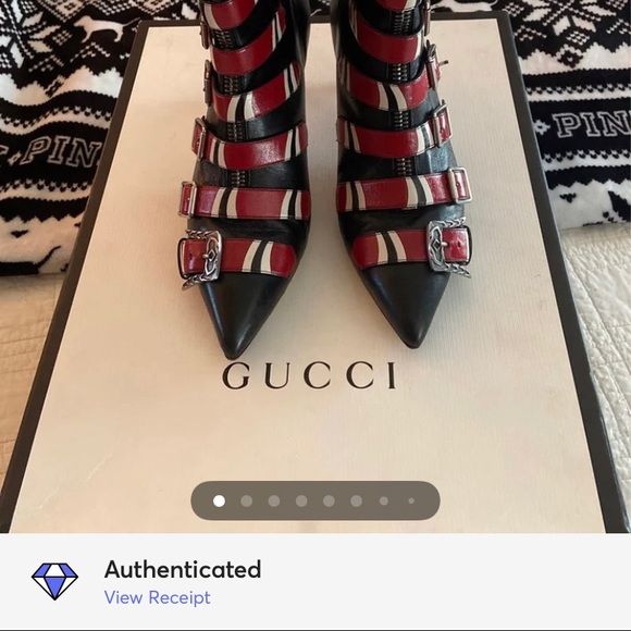 Gucci king snake Susan booties - Picture 14 of 15